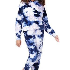 Justice velour dip dye jogger set